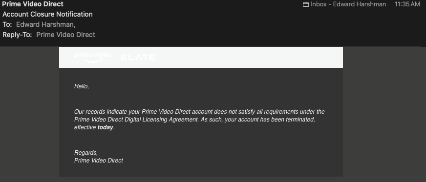 Off Amazon Video Direct